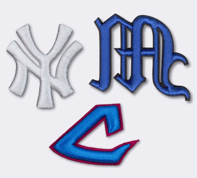 Embroidered 3D Puff Patches