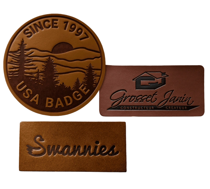 Faux Leather Patches