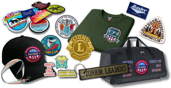 Custom patches, badges & branded goods